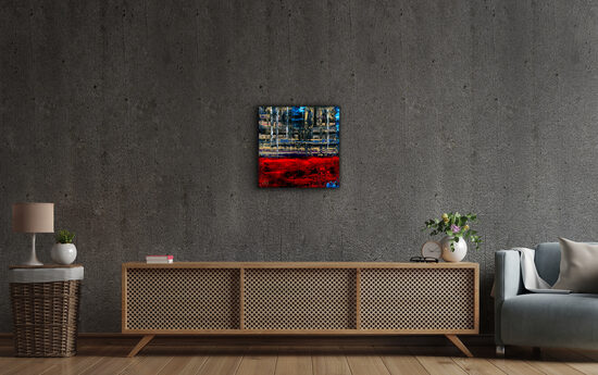 Plexikép - 60x60 cm - Néró a Szenátus előtt